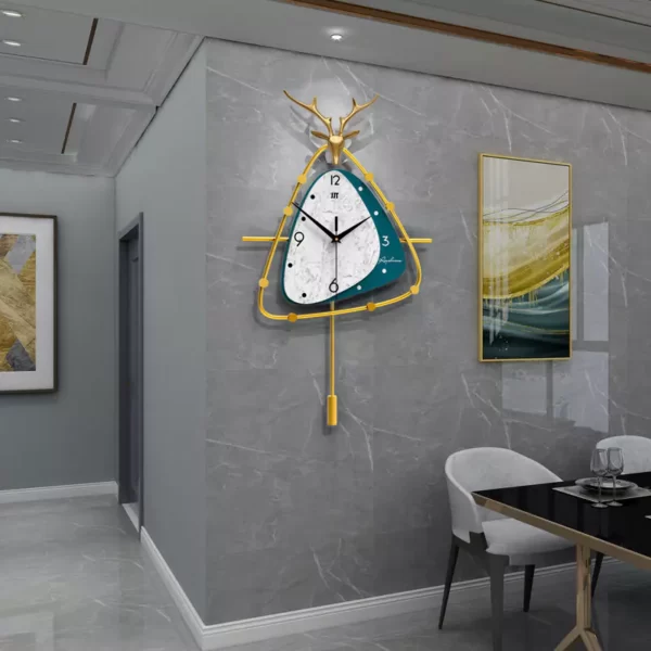 3D Wandkunst für Wohnzimmer JJT Wanduhr JT2087B