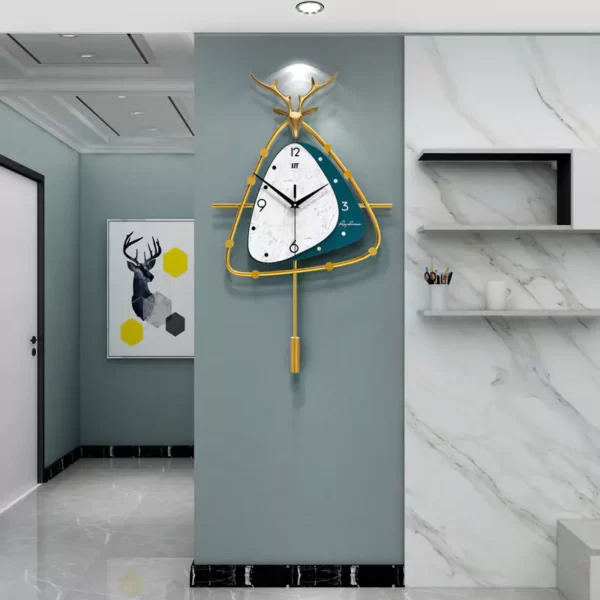 3D Wandkunst für Wohnzimmer JJT Wanduhr JT2087B