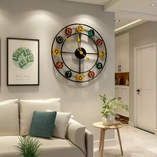 Horloge murale 3D pour salle à manger WM461A