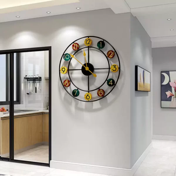 3D Wall Clock for Dining Room Interior Design WM461A