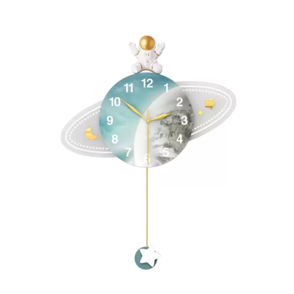 Acrylic Wall Art JJT Space Astronaut Clock JT2208