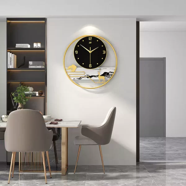 Bedroom Art JJT Round Wall Clocks for Home Decoration JT21189