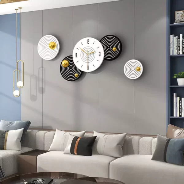 Große Wandkunst für Esszimmer JJT Wanduhr JT2265