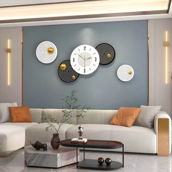 Große Wandkunst für Esszimmer JJT Wanduhr JT2265