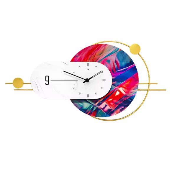 Horloge murale JJT JT2163 - Décoration bohémienne pour le salon