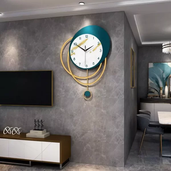 Bohemian Interior Design JJT Green Wall Clock JT2086