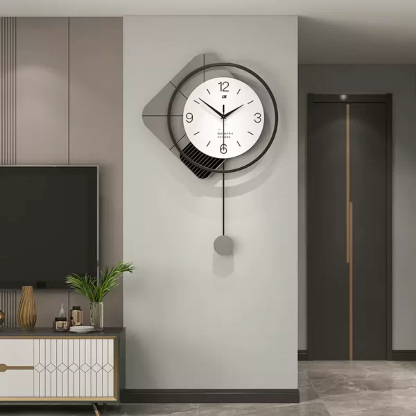 Custom Wall Art Clock for Mediterranean Interior Design JT22273