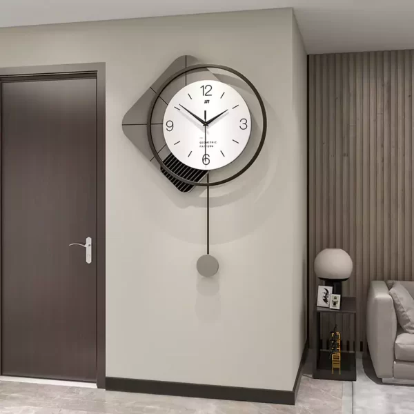 Custom Wall Art Clock for Mediterranean Interior Design JT22273