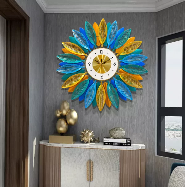 Arte de pared extra grande para comedor JJT Reloj decorativo JT19140