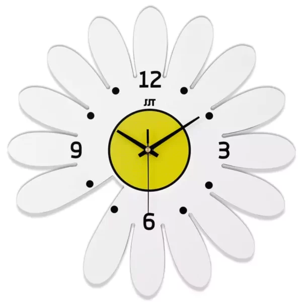 Flower Wall Decor JJT MDF Wall Clock JT2073