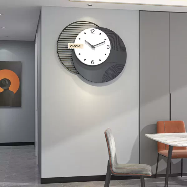 Accent géométrique pour la décoration murale Horloge JJT JT22131