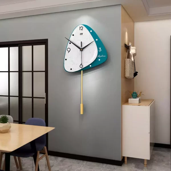 Glass Wall Art JJT Decorative Wall Clock for Living Room JT2088