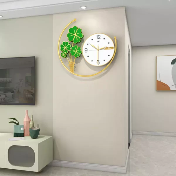 Green Wall Art JJT Clock for Western Home Decor JT22132