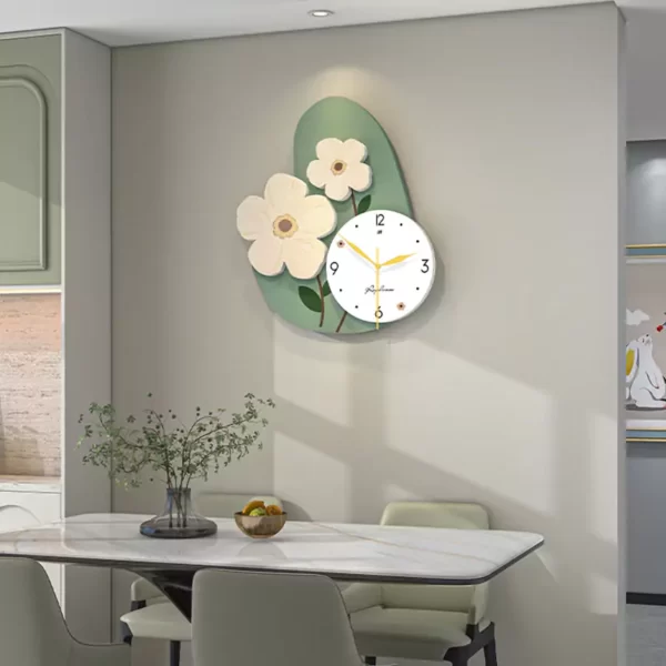 Green Wall Arts JJT MDF Wood Clock for Minimalist Decor JT22284