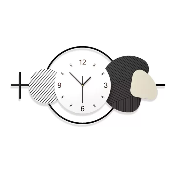 Grey Wall Art JJT Clock for Contemporary Home Decor JT22205