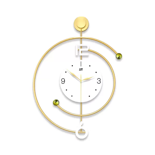 JJT Metal Wall Clock for Western Wall Decor JT22213