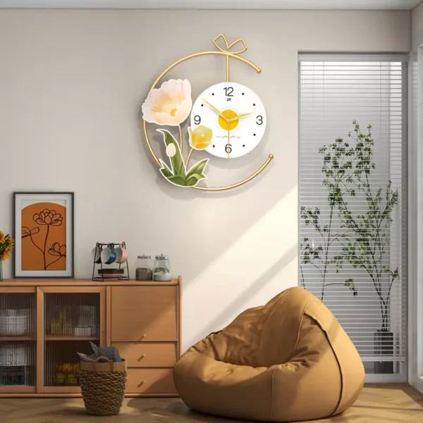 JJT Nuevo Lanzamiento Relojes de Pared de Oro para la Decoración del Hogar JT22277