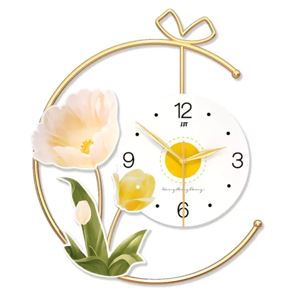 JJT New Released Gold Wall Clocks for Home Decoration JT22277