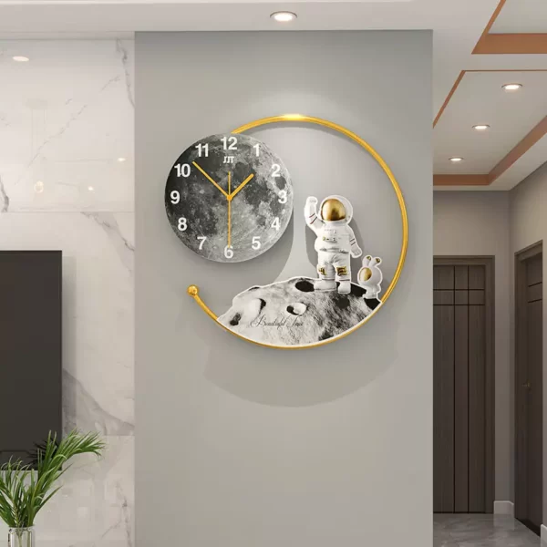JJT Reloj de Pared Redondo para Decoración Moderna JT21144