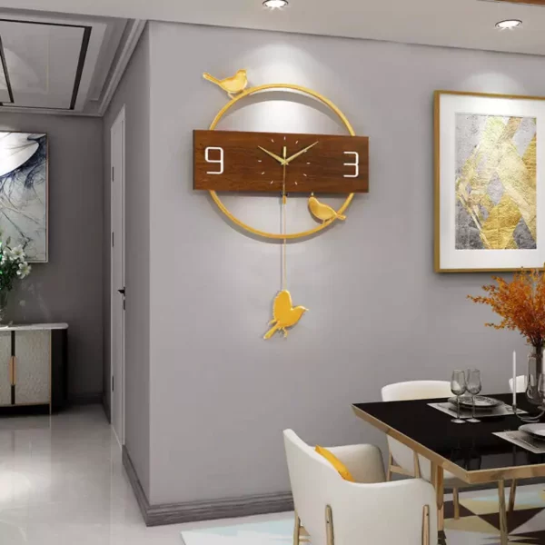 Horloge murale JJT pour une décoration d'intérieur maximaliste JT2064