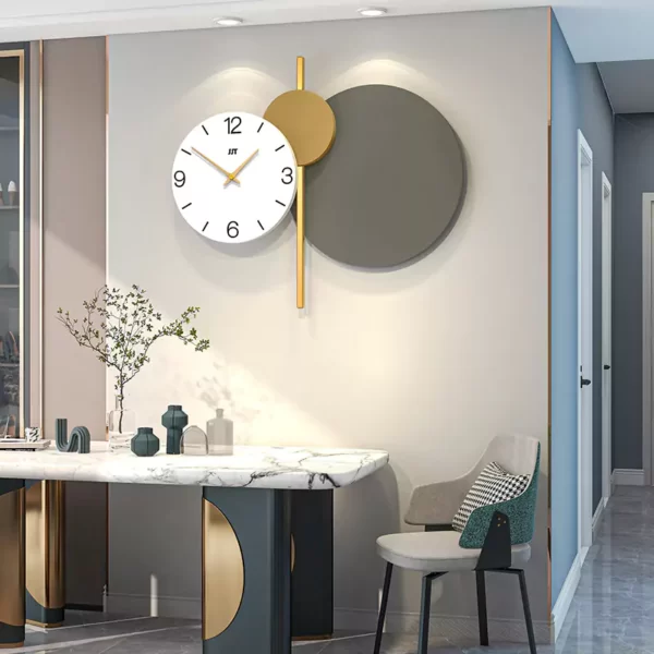 JJT Reloj de Madera para Decoración de Salón Boho JT22117