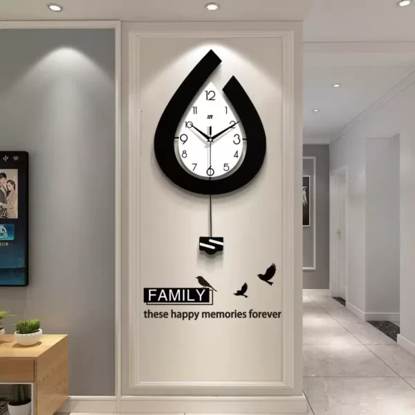 Kitchen Wall Decor JJT Modern Wall Clock JT1918