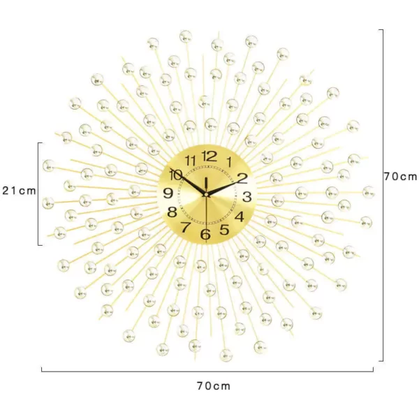 Large Wall Art For Living Room JJT Luxury Clock WM194