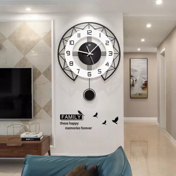 Living Room Decoration Items JJT Simple Wall Clock JT1947A