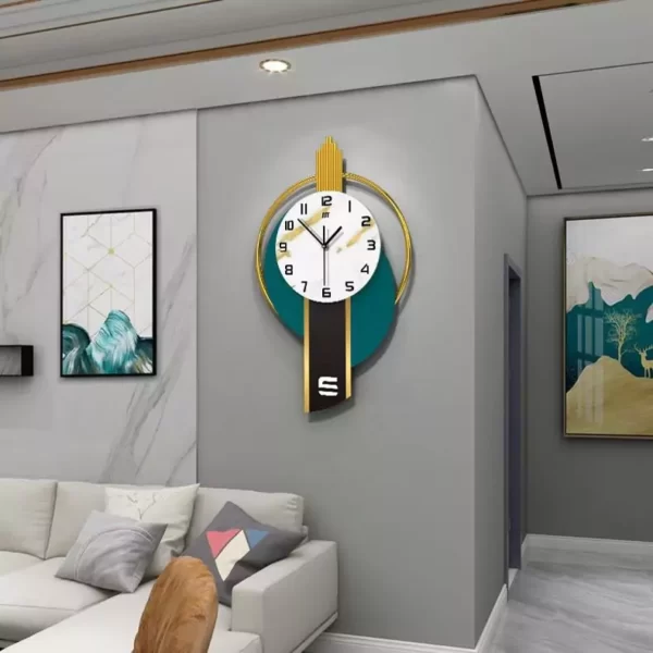 Chambre à coucher de luxe Design intérieur Horloge murale JJT JT2095