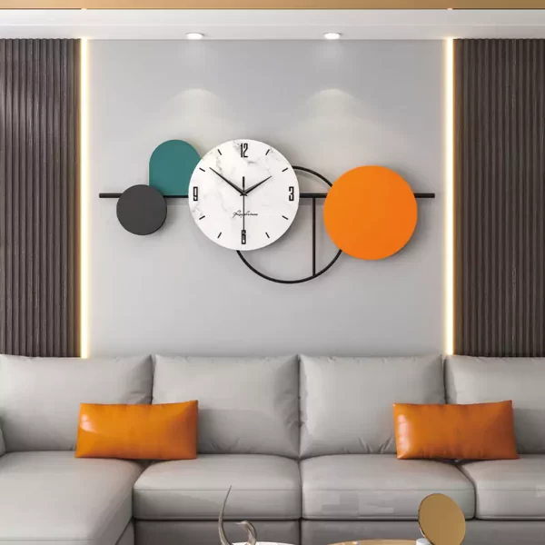 Horloge murale en MDF pour la décoration intérieure Luxe JT21230