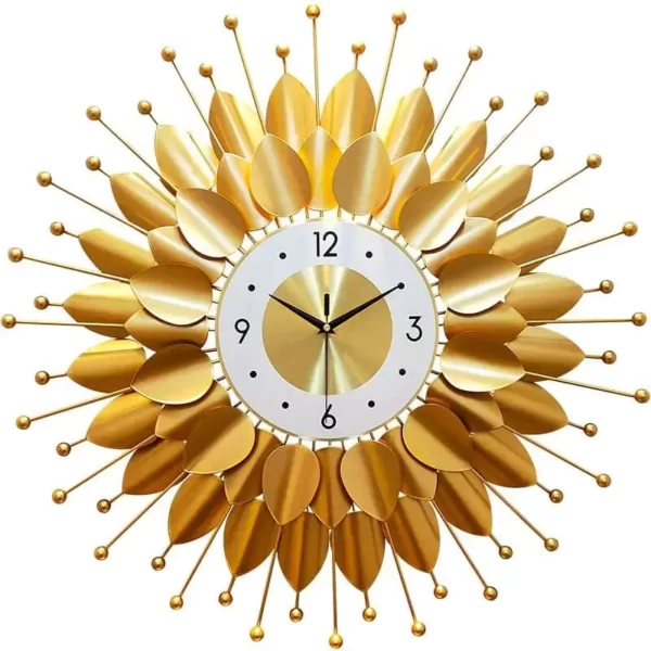 Metal Art Gold Luxury Decorative Wall Clocks WM292