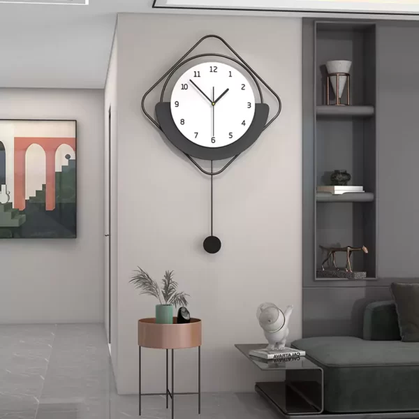 Metall Wandkunst für Wohnzimmer JJT Wanduhr JT22222