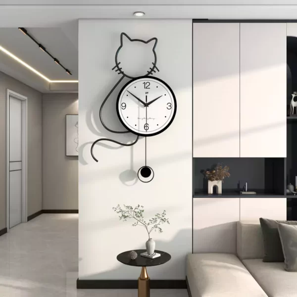 Artes de la pared de metal para la decoración de la sala de estar JJT Reloj JT22293