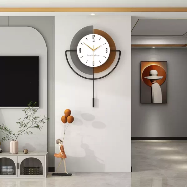 Reloj de pared de metal JJT 2023 Nuevo reloj de hierro JT22199