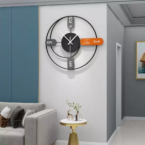 Minimalistische Innenarchitektur JJT Wanduhr JT21112