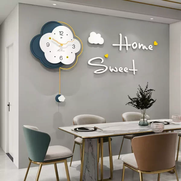 Arte de pared minimalista JJT Reloj creativo para comedor JT21245