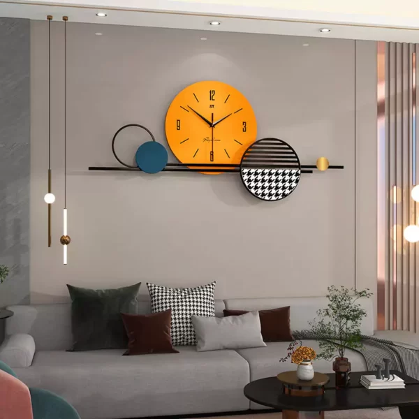 Horloge murale JJT JT21270 Décoration de salon Farmhouse moderne