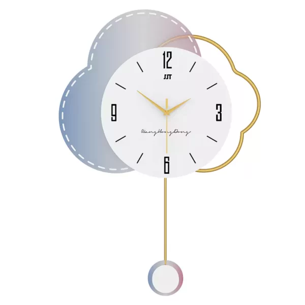 Neutrale Wandkunst JJT Cute Flower Wanduhr JT22197