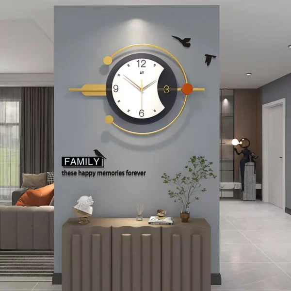 Decoración de pared de oficina JJT Fancy Wall Clocks JT21233