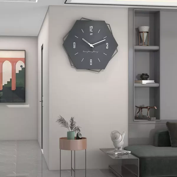 Reloj de Pared Personalizado JJT Naranja y Negro JT22135