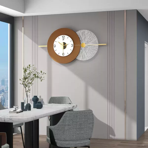 Art mural surdimensionné pour la décoration Horloge JJT JT2211