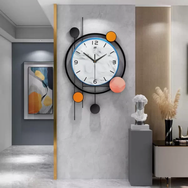 Idées de décoration murale rustique JJT Big Wall Clock JT2135