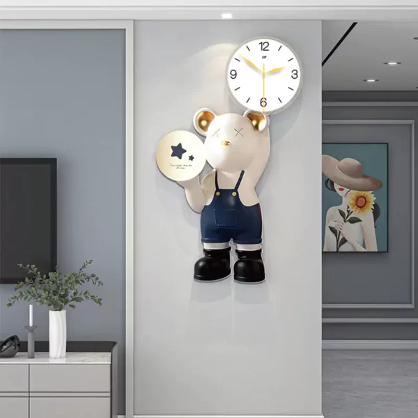 Horloge murale Décorations JJT Horloge avec télécommande JT22142