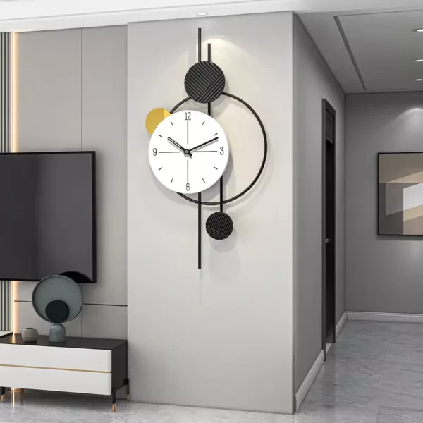 Wall Clock for Home Decor JJT Creative Iron Clock JT22212