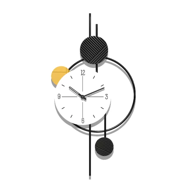 Zegar ścienny do wystroju wnętrz JJT Creative Iron Clock JT22212