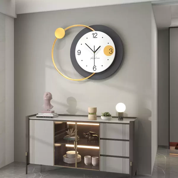 Decoración de madera JJT Reloj de pared decorativo JT22193