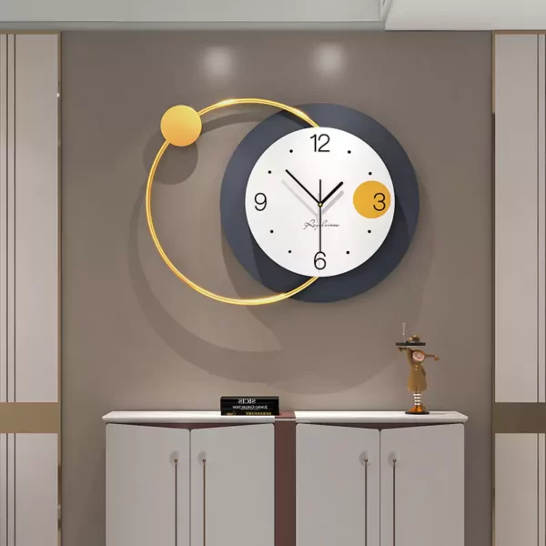 Decoración de madera JJT Reloj de pared decorativo JT22193