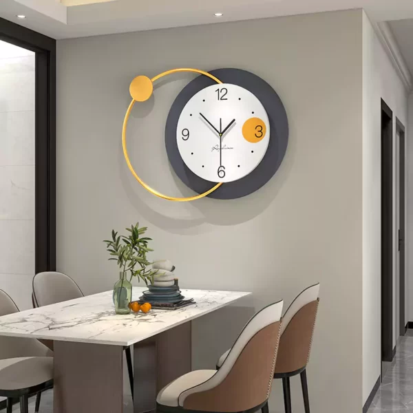 Decoración de madera JJT Reloj de pared decorativo JT22193