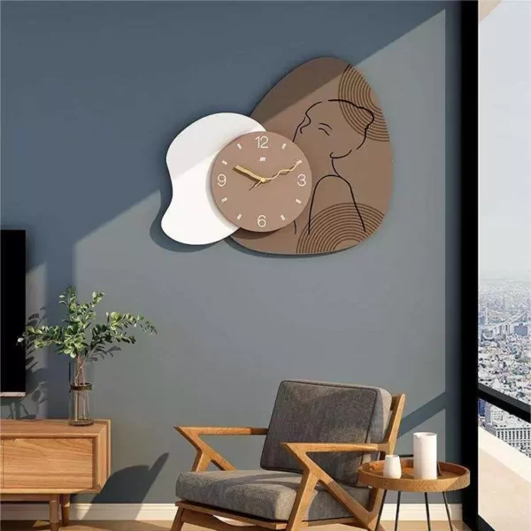 Wooden Wall Clock for Dining Room Decoration JT2220