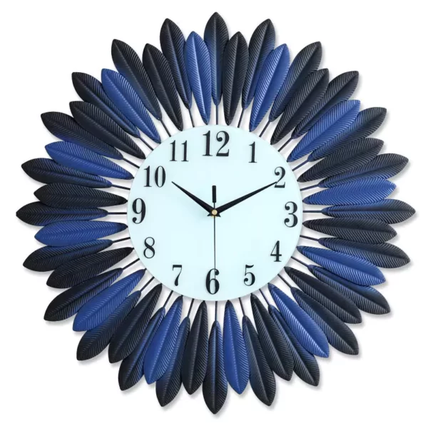 Blue Wall Decor Items JJT Decorative Clock JT18159